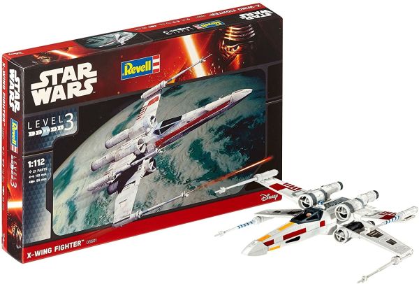 REV03601 - X-Wing Fighter STAR WARS to assemble and paint - 1