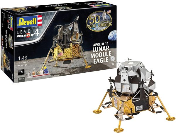 REV03701 - Apollo 11 Eagle Lunar Module with paint to assemble - 1