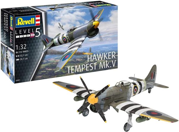 REV03851 - HAWKER TEMPEST V plane to assemble and paint - 1