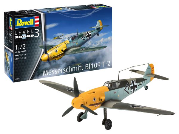 REV03893 - Messerschmitt Bf109 F-2 aircraft to assemble and paint - 1