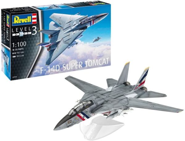 REV03950 - Build and paint F-14D Super Tomcat fighter jet - 1