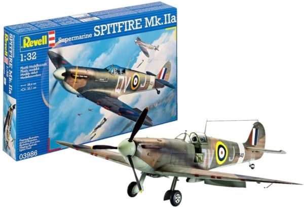 REV03986 - Airplane Supermarine SPITFIRE Mk.IIa to assemble and paint - 1