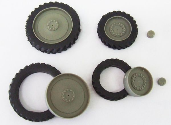 ART04211 - 4 Narrow wheels - Front 43.5mm - Rear 59mm - 1