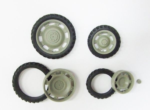 ART04214 - 4 narrow wheels - Front 39mm - Rear 53mm - 1