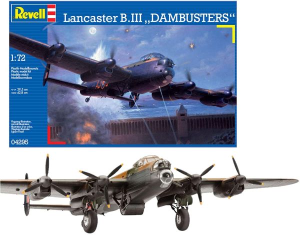 REV04295 - Avro Lancaster DAMBUSTERS plane to assemble and paint - 1