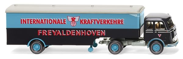 WIK051324 - MERCEDES 4x2 with van trailer 1 Axles FREYALDENHOVEN - 1