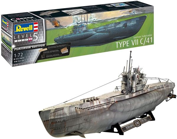 REV05163 - German submarine type VII C / 41 to assemble and paint - 1