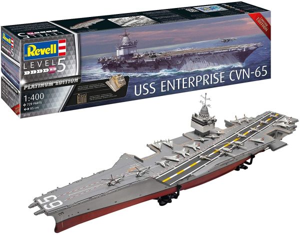 REV05173 - USS Enterprise CVN-65 boat to assemble and paint - 1