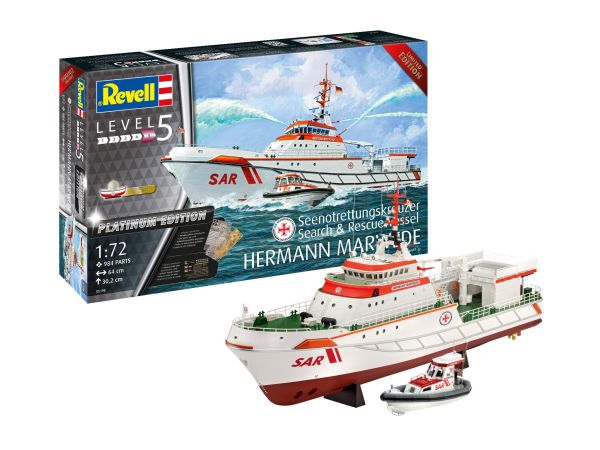 REV05198 - Search and rescue vessel HERMANN MARWEDE to assemble and paint - 1
