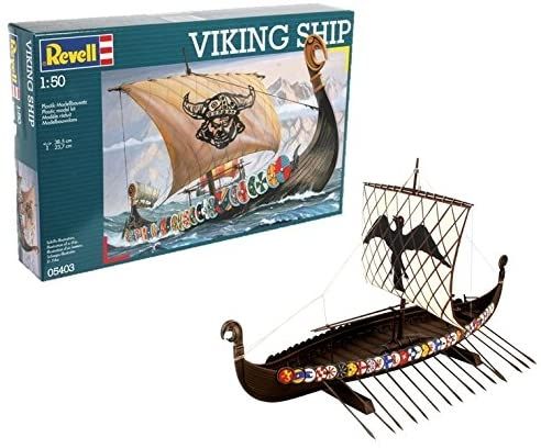 REV05403 - Viking ship to assemble and paint - 1