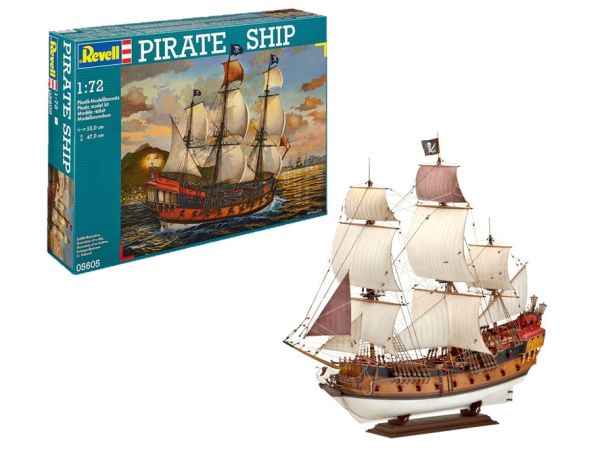 REV05605 - Pirate ship to assemble and paint - 1