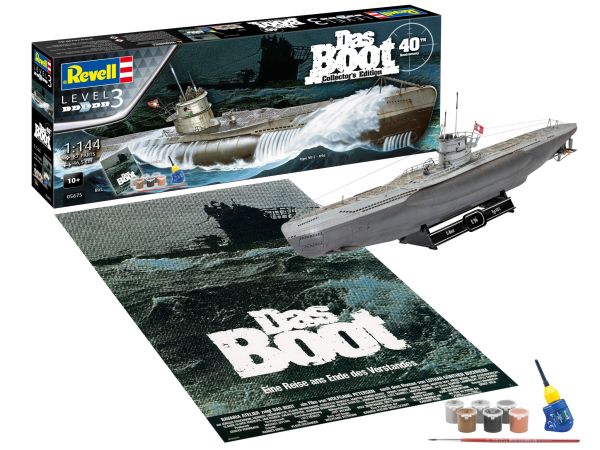 REV05675 - Das Boot Collector's Edition boat - 40th anniversary to assemble and paint - 1