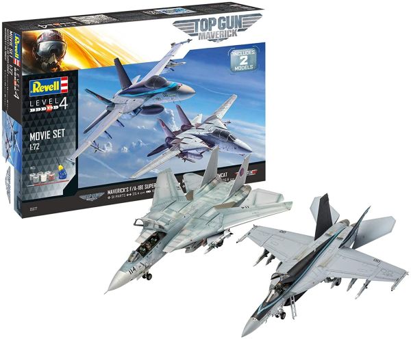 REV05677 - Top Gun 2 movie set paint and glue included to assemble and paint - 1