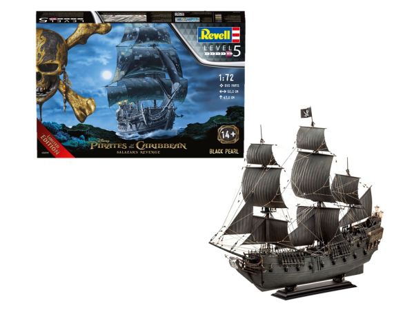 REV05699 - Black Pearl PIRATES OF THE CARIBBEAN to assemble and paint - 1