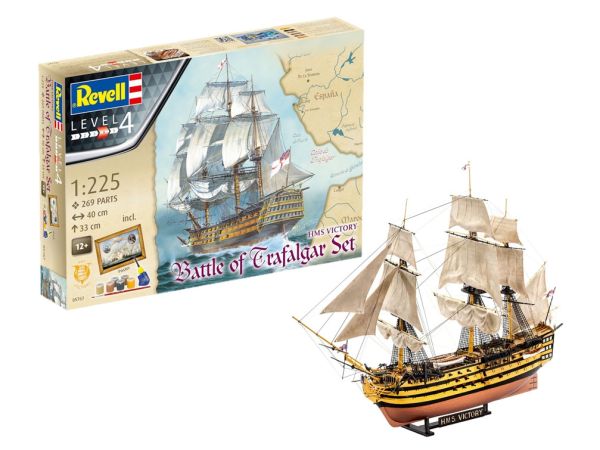 REV05767 - BATTLE OF TRAFALGAR with painting to assemble and paint - 1