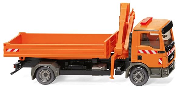 WIK067505 - MAN TGL Euro 6 with grab and municipal crane - 1
