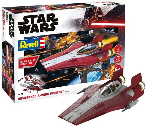 REV06770 - Build and Play Resistance A-wing Fighter; STAR WARS Red - 1