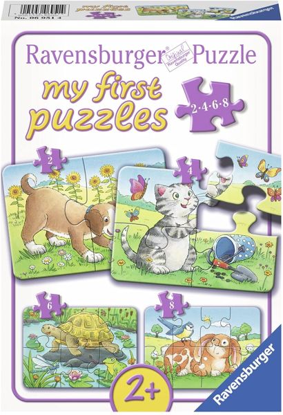 RAV069514 - My first puzzles - 4 puzzles 2,4,6 and 8 pieces - Pets - 1