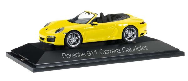HER071024 - PORSCHE 911 Carrera convertible yellow - 1