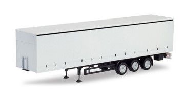 HER076944 - 3 axles curtainsider trailer - 1