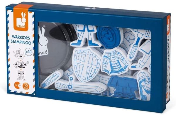 JAN07798 - Box of 30 stamps – Warriors stampinoo - 1