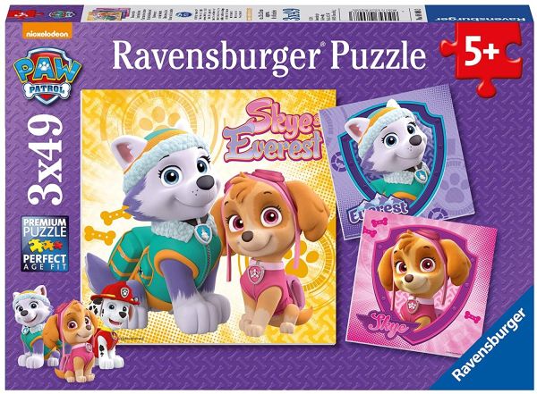 RAV080083 - Puzzles 3x49 Pieces PAW PATROL - 1