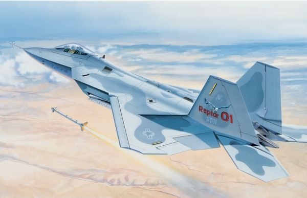 ITA0850 - Build and paint F-22 Raptor fighter jet - 1