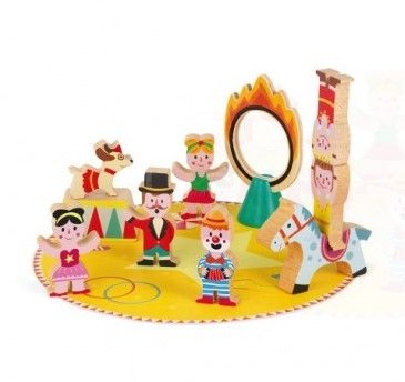 JAN08587 - Wooden Circus Set - 1