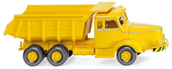 WIK086635 - KRUPP Titan 6x2 yellow tipper - 1