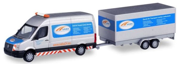 HER095068 - VOLKSWAGEN Crafter with 2 Axles SABA trailer - 1