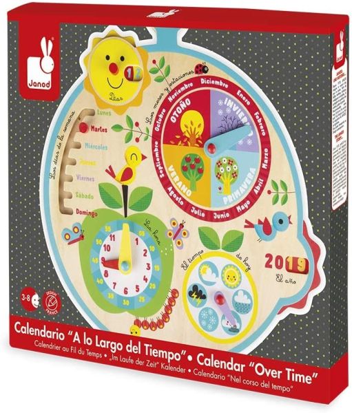 JAN09621 - Calendar-Clock Over Time Spanish Version - 1