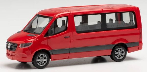 HER096478 - MERCEDES Sprinter bus red - 1
