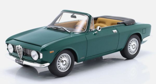 MITICA100088 - ALFA ROMEO Giulia 1600 GTC Cabriolet opened 1964 green - 1