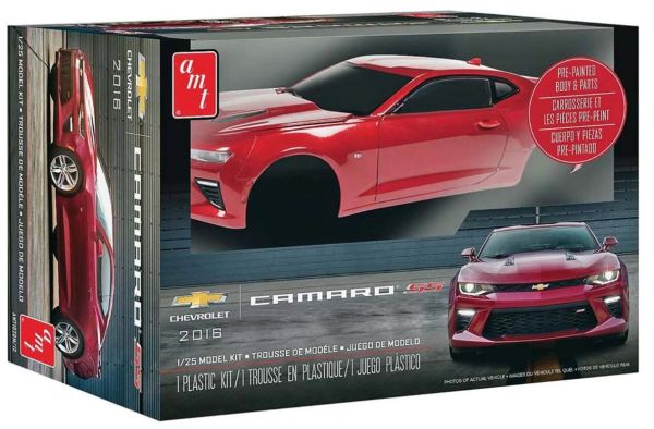 AMT1020M/12 - CHEVROLET Camaro SS 2016 Red to assemble - 1
