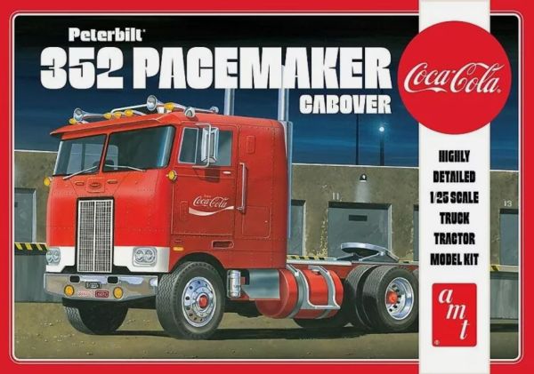 AMT1090/06 - PETERBILT 352 Pacemaker Cabover 6x4 COCA COLA to assemble and paint - 1