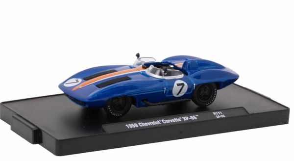 M2M-11228-111-D - CHEVROLET Corvette XP-86 #7 1959 blue, still in blister pack - 1