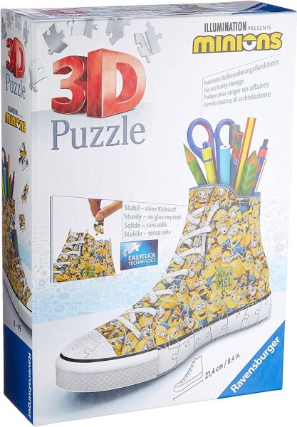 RAV112623 - 3D jigsaw puzzle 112 pieces pencil pot THE MINIONS - 1