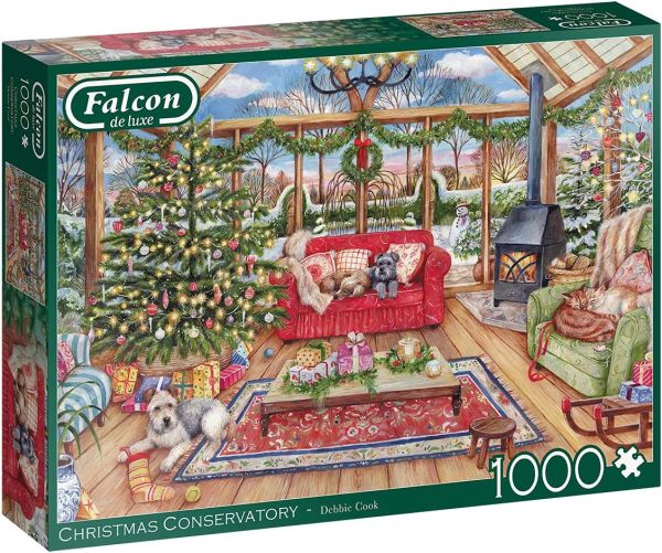 JMB11275 - 1000 piece christmas conservatory puzzle - 1