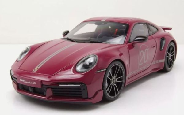 MNC113069075 - PORSCHE 911 Turbo S Coupe Sport design 2021 red - 1