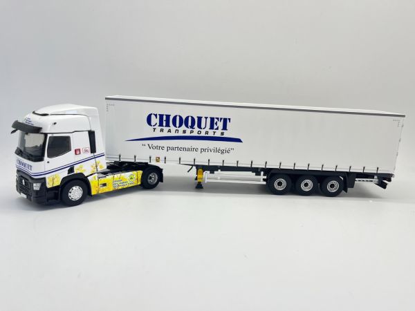 ELI118161 - RENAULT T480 4x2 2021 Colza decor with 3 Axles trailer - Transport CHOQUET - 1