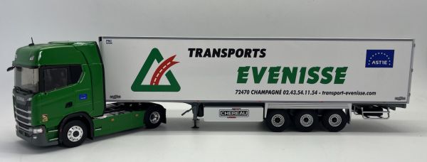 ELI118204 - SCANIA 500 S 4x2 with refrigerated trailer Transports EVENISSE - 1