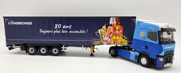 ELI118492 - RENAULT T High 4x2 2023 with COMBRONDE 3-axle curtainsider trailer - COMBRONDE Group - 1