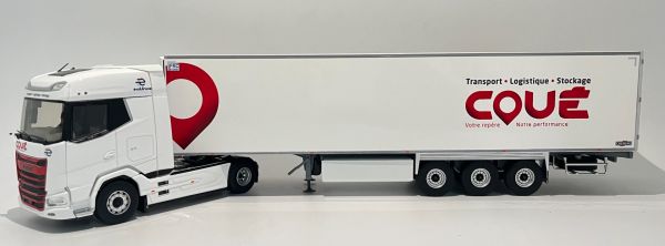 ELI118541 - DAF XG 4x2 with 3-Axle refrigerated trailer, COUE Transport - 1