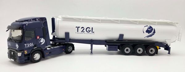 ELI118565 - 2021 RENAULT T 4x2 with 3-axle T2GL tanker - 1