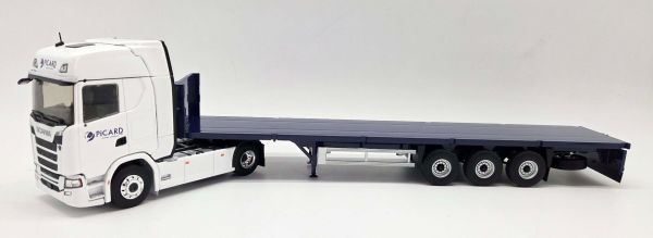 ELI118567 - SCANIA 500S 4x2 with 3-axle PICARD SOLUTION T2GL flatbed - 1
