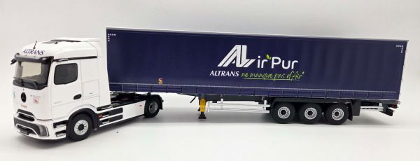 ELI118609 - MERCEDES-BENZ E Actros 4x2 with ALTRANS AIR'PUR 3-Axle Curtain-Front Trailer - 1