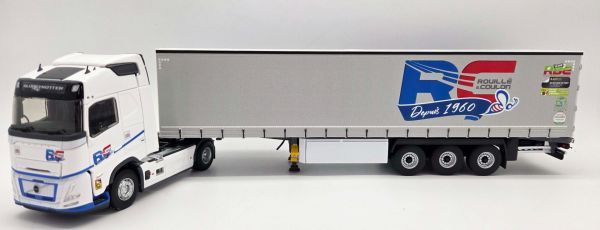 ELI118633 - VOLVO FH Aero 4x2 with 3-axle curtain-sided trailer, ROUILLE & COULON - 1