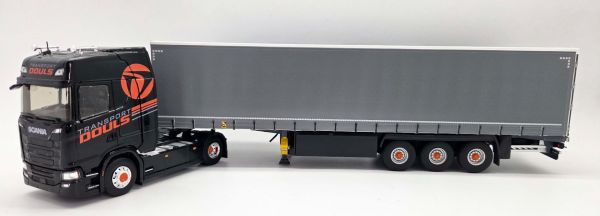 ELI118642 - SCANIA 500 S 4x2 with 3-axle curtain-sided trailer - DOULS Transport - 1