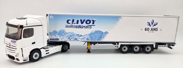 ELI118659 - MERCEDES-BENZ Actros 4x2 with CLIVOT Transports 60-Year-Old Refrigerated Trailer - 1