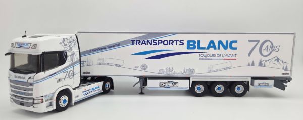 ELI118802 - SCANIA 500S 4x2 with 3-axle refrigerated trailer TRANSPORTS BLANC - 70 YEARS - 1